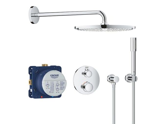 Grohe Grohtherm Sprchový set Rainshower Cosmopolitan 310 s termostatem pod omítku, chrom