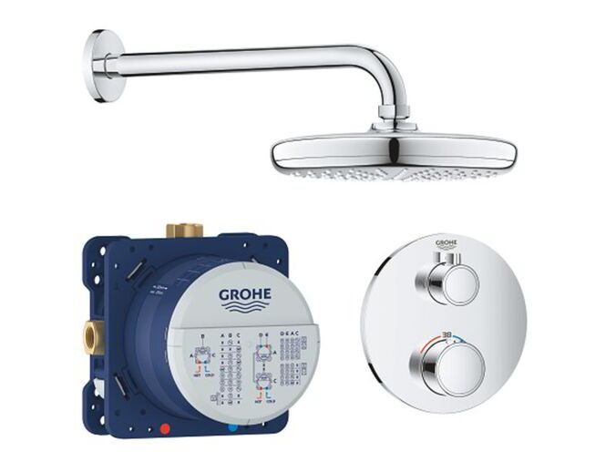 Grohe Grohtherm Sprchový set Tempesta 210 s termostatem pod omítku, chrom