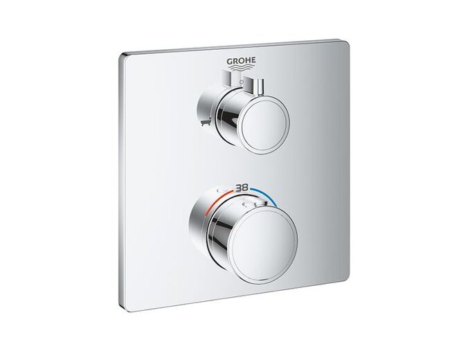 Grohe Grohtherm Termostatická vanová baterie pro 2 spotřebiče, chrom