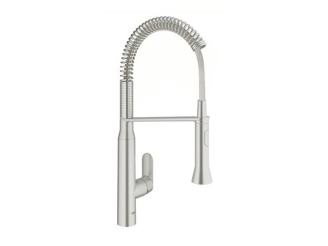 Grohe K7 Dřezová baterie s flexibilním ramenem, supersteel