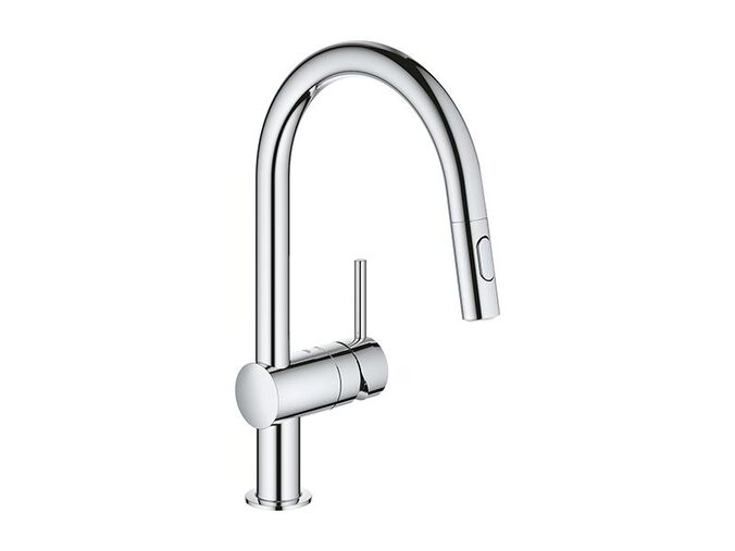 Grohe Minta Dřezová baterie s výsuvnou sprškou, chrom