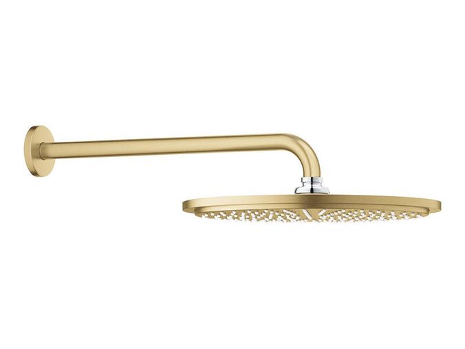 Grohe Rainshower Cosmopolitan Hlavová sprcha Cosmopolitan 310 s ramenem 38 cm, 1 proud, kartáčovaný Cool Sunrise