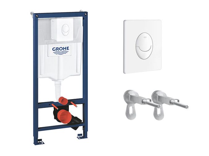 Grohe Rapid SL Předstěnový instalační set pro závěsné WC, nádržka GD2, tlačítko Skate Air, alpská bílá