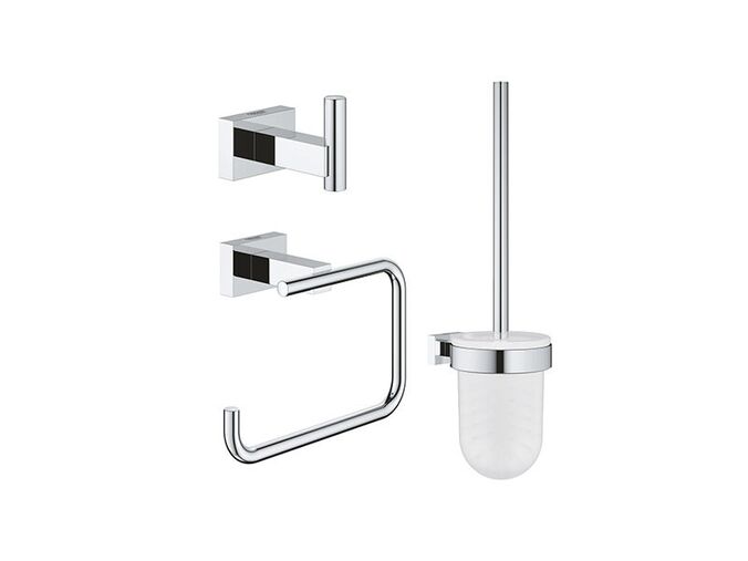 Grohe Essentials Cube Sada doplňků, chrom