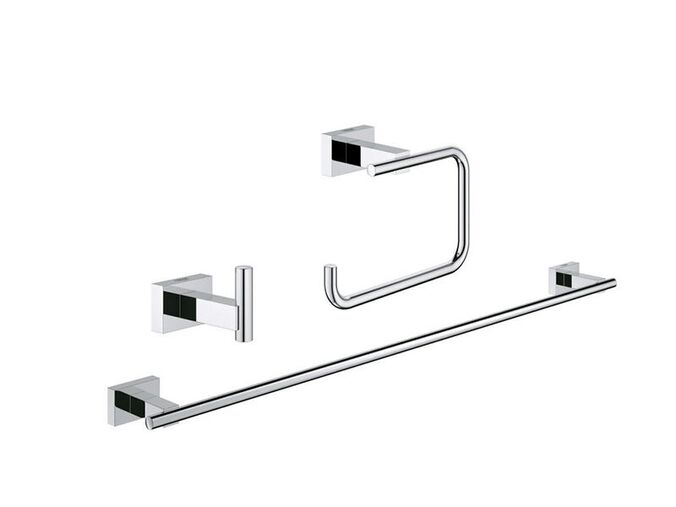 Grohe Essentials Cube Sada doplňků, chrom