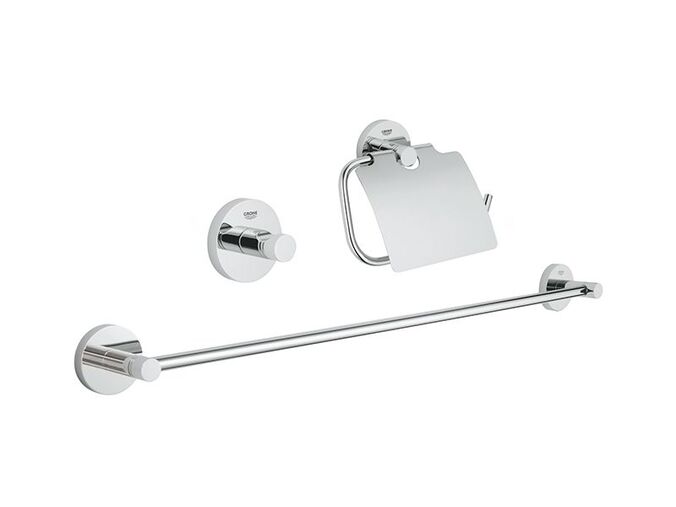 Grohe Essentials Sada doplňků do koupelny 3 v 1, chrom