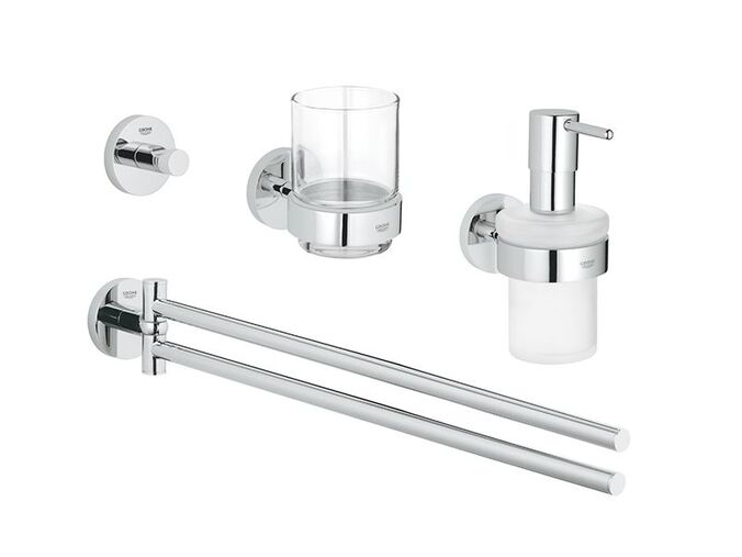 Grohe Essentials Sada doplňků do koupelny 4 v 1, chrom