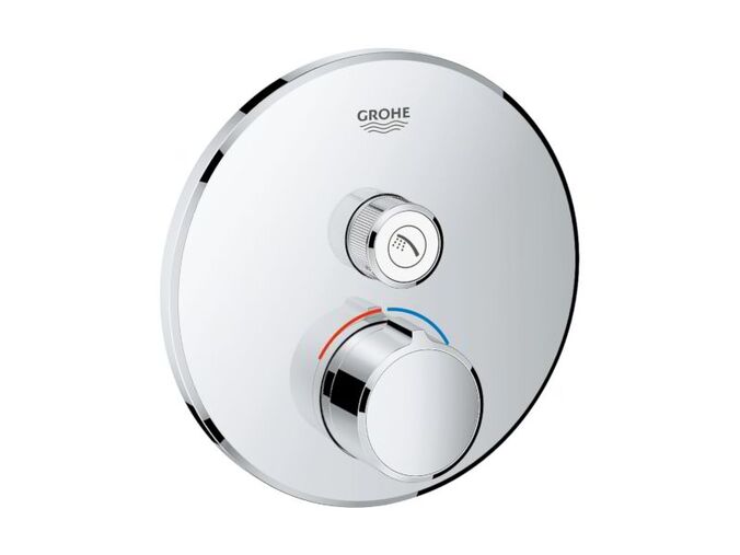 Grohe SmartControl Baterie pod omítku s 1 výstupem, chrom