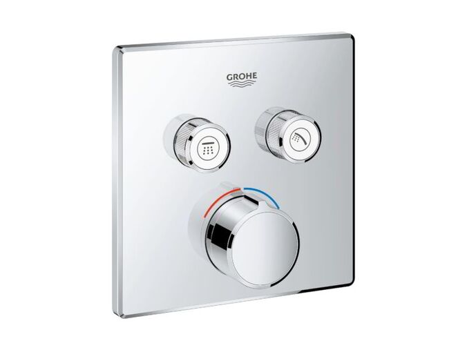 Grohe SmartControl Baterie pod omítku, 2 výstupy, chrom