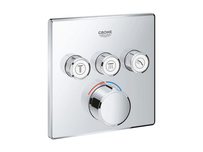 Grohe SmartControl Baterie pod omítku, 3 výstupy, chrom