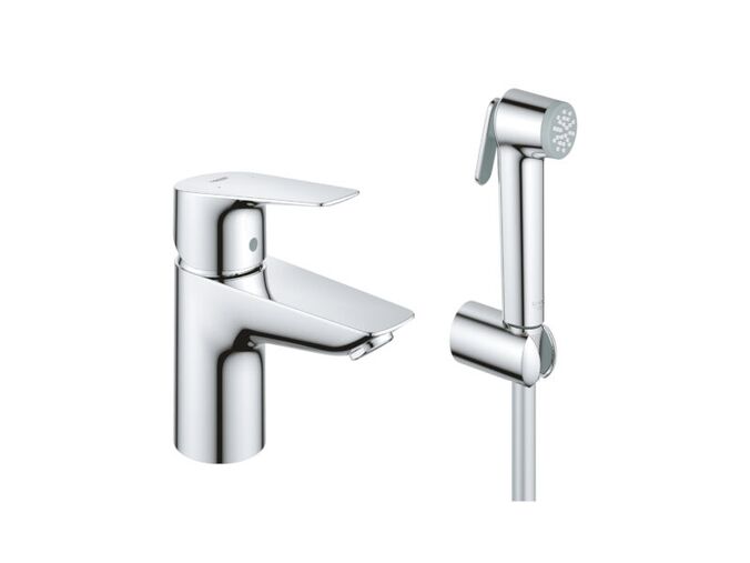 Grohe Start Edge Umyvadlová baterie s bidetovou sprškou, chrom