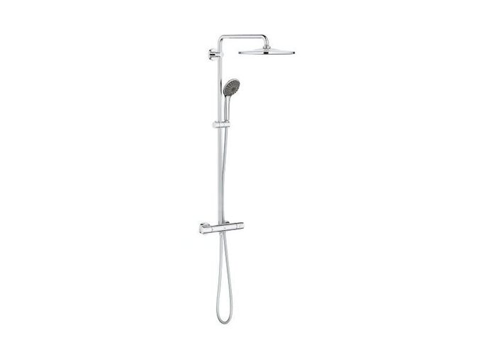 Grohe Vitalio Joy Sprchový set 310 s termostatem na zeď, 3 proudy, chrom