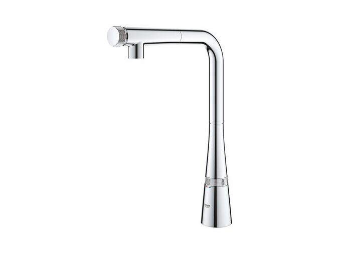 Grohe Zedra SmartControl Dřezová baterie s výsuvnou koncovkou, SmartControl, chrom