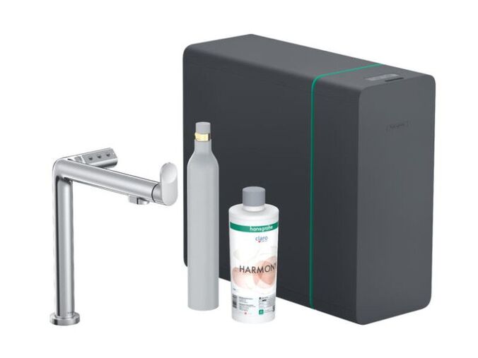 Hansgrohe Aqittura M91 Dřezová baterie, SodaSystem, sBox, chrom