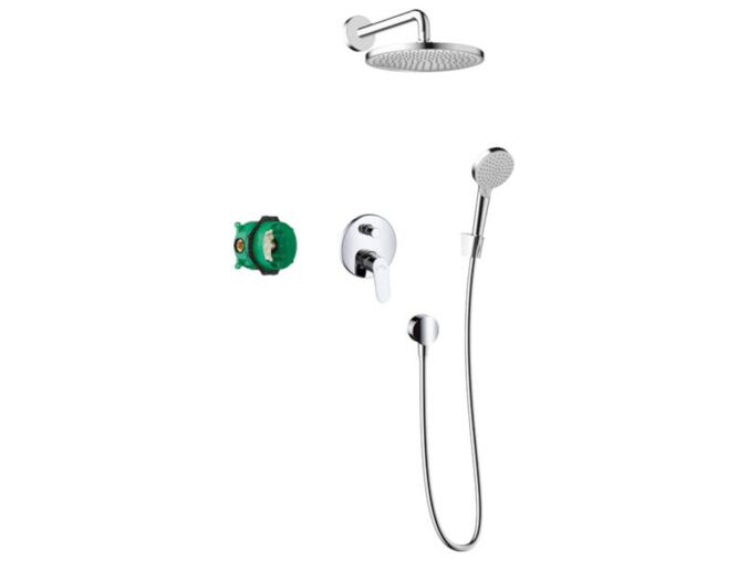 Hansgrohe Crometta Sprchový set S 240, s baterií Focus pod omítku, 2 proudy, chrom