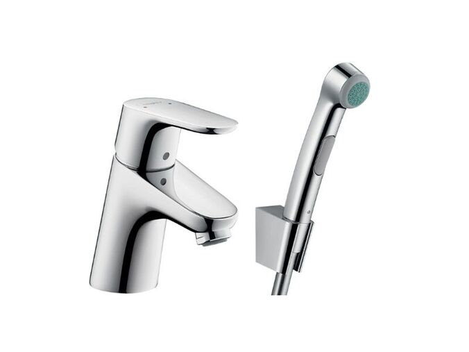 Hansgrohe Focus E2 Souprava pákové baterie 70 s bidetovou sprškou a sprchovou hadicí, chrom