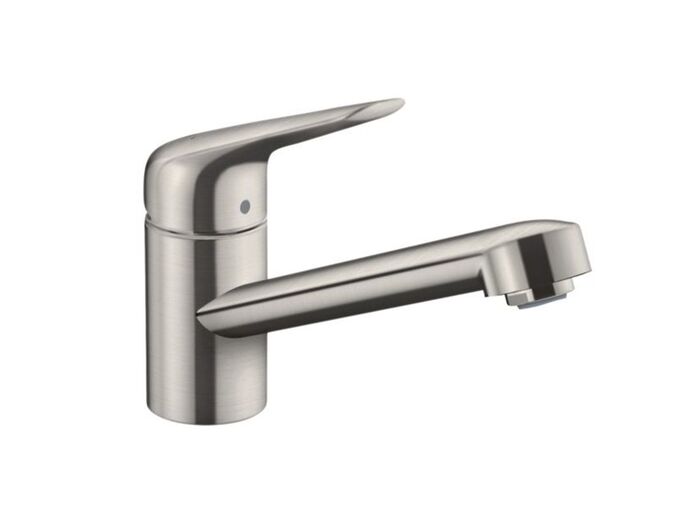 Hansgrohe Focus M42 Dřezová baterie M421-H100, vzhled nerezu