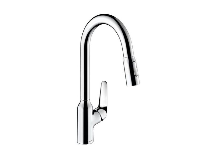 Hansgrohe Focus M42 Dřezová baterie M4216-H220 s výsuvnou sprškou, chrom