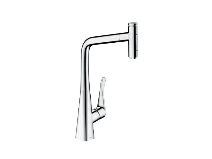 Hansgrohe M71 Dřezová baterie M7117-H320 s výsuvnou sprškou, sBOX, chrom