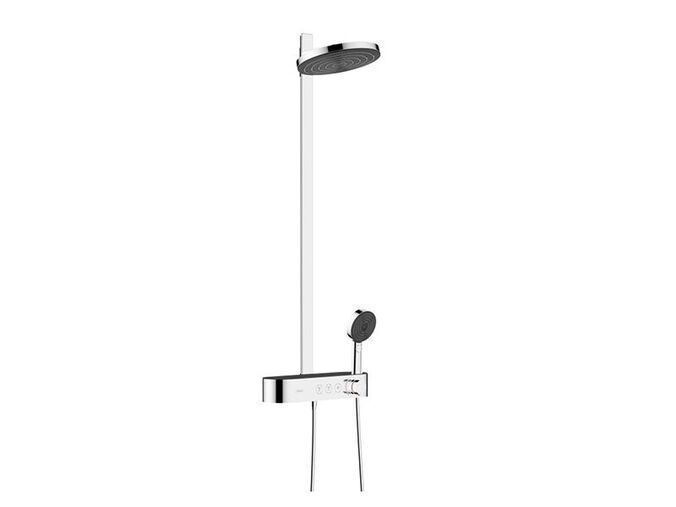 Hansgrohe Pulsify S Sprchový set s termostatem, průměr 26 cm, 3 proudy, chrom