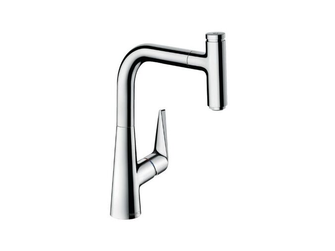 Hansgrohe Talis M51 Dřezová baterie M5115-H220 s výsuvnou sprškou, sBOX, chrom