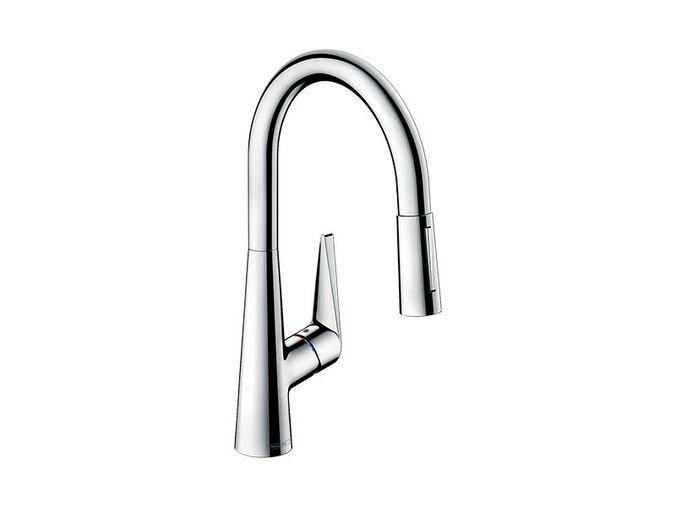 Hansgrohe Talis M51 Dřezová baterie s výsuvnou sprškou, sBox, EcoSmart, chrom