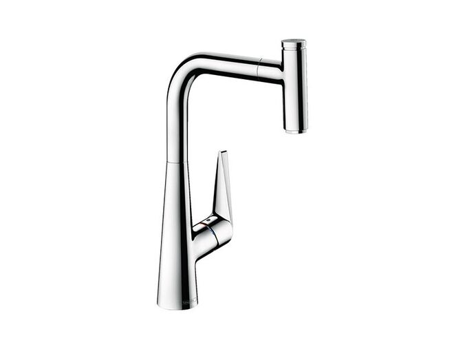 Hansgrohe Talis Select M51 Dřezová baterie s výsuvnou koncovkou, EcoSmart, chrom