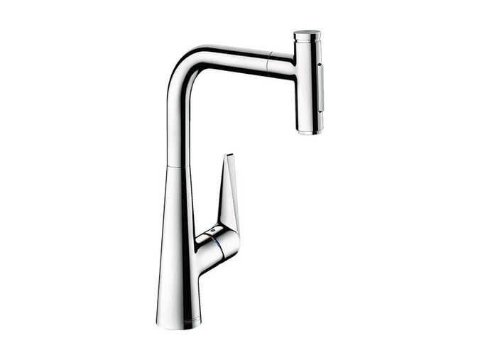 Hansgrohe Talis Select M51 Dřezová baterie s výsuvnou sprškou, chrom