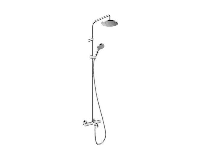 Hansgrohe Vernis Blend Sprchový set Showerpipe 200 s vanovým termostatem, EcoSmart, chrom