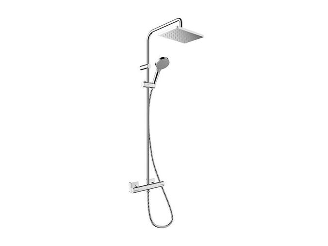 Hansgrohe Vernis Shape Sprchový set Showerpipe 230 s termostatem, EcoSmart, chrom