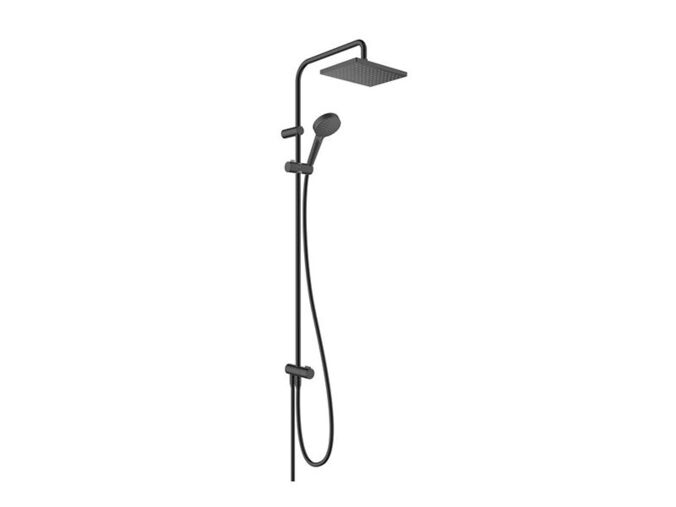 Hansgrohe Vernis Shape Sprchový set Showerpipe 230 Reno, EcoSmart, matná černá