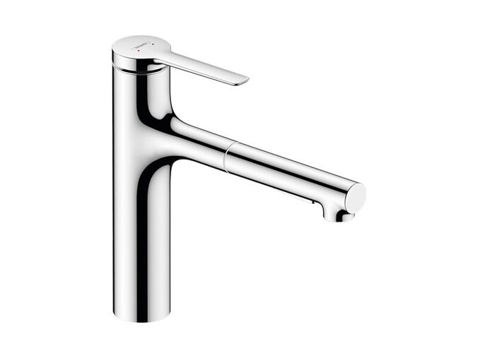 Hansgrohe Zesis M33 Dřezová baterie 160, s výsuvnou sprškou, chrom