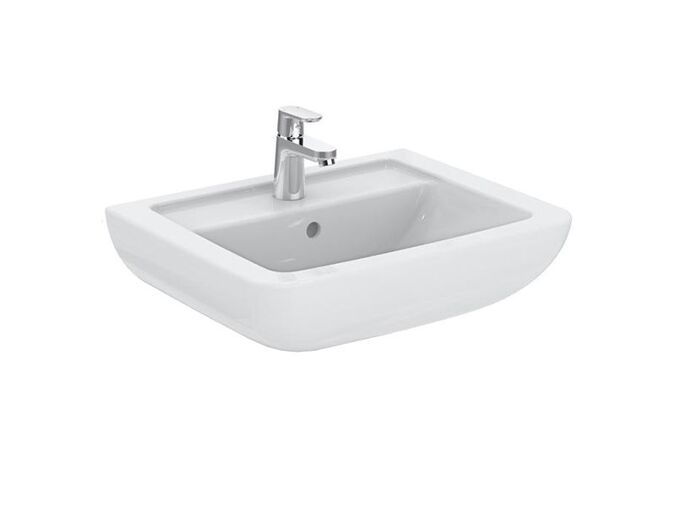 Ideal Standard Eurovit Umyvadlo 55x44x19 cm, s přepadem, otvor pro baterii, bílá