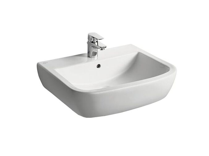 Ideal Standard Tempo Umyvadlo 550x450x185 mm, s přepadem, s 1 otvorem pro baterii, bílá