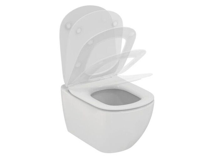 Ideal Standard Tesi Závěsné WC se sedátkem SoftClose, AquaBlade, bílá