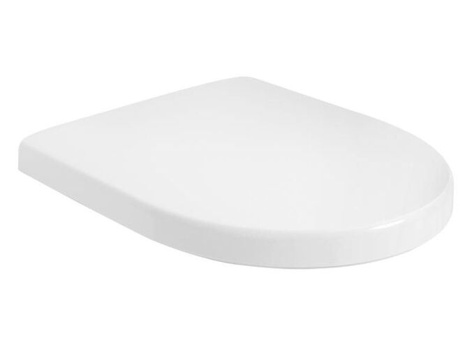 Geberit iCon WC sedátko, 46,8 cm, duroplast, závěsy nerezová ocel, bílá