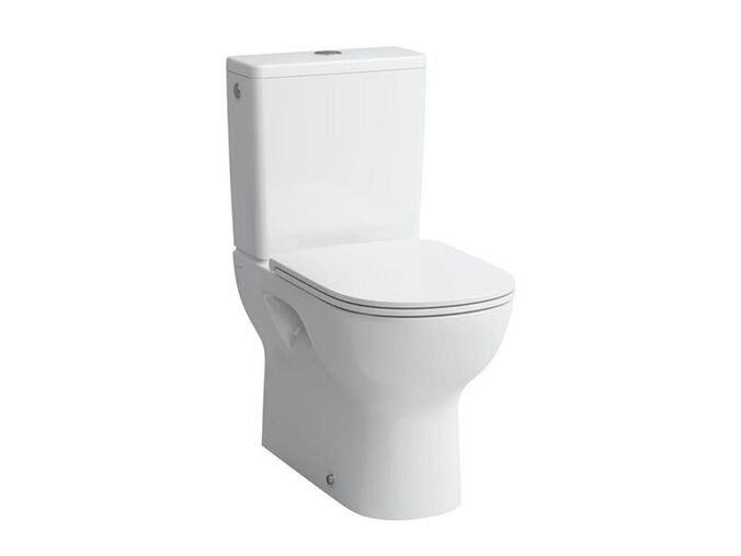 Laufen Lua WC kombi 65x36 cm, rimless, hluboké splachování, odpad Vario, LCC, bílá