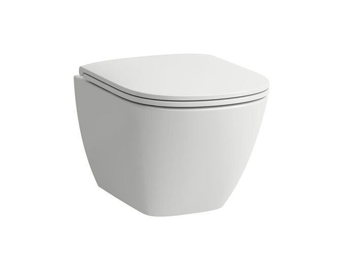 Laufen Lua závěsné WC Advanced 'compact' 49x36 cm, rimless, hluboké splachování, LCC, bílá