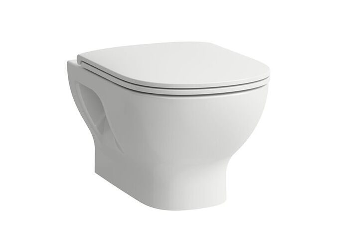 Laufen Lua závěsné WC Basic 52x36 cm, rimless, hluboké splachování, LCC, bílá