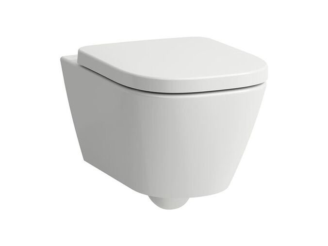 Laufen Meda závěsné WC 54x36 včetně sedátka Soft-Close, Rimless, bílá