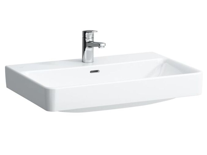 Laufen Pro S nástěnné umyvadlo 70x46,5 cm, s otvorem pro baterii, LCC, bílá