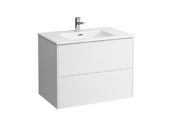 Laufen Pro S skříňka s umyvadlem 80x50 cm, 2x zásuvka, bílá lesk