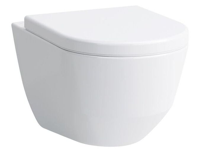 Laufen Pro závěsné WC 53x36 cm se Slim sedátkem SlowClose, kapotovaný, bílá