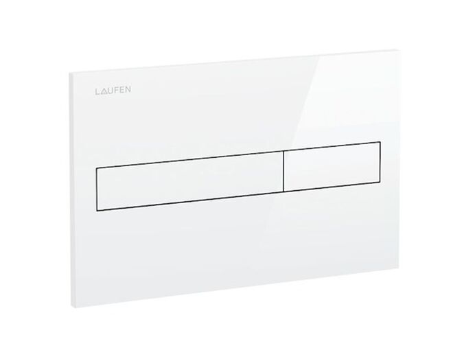 Laufen LIS splachovací tlačítko 25x1x16 cm, Dual Flush, bílé