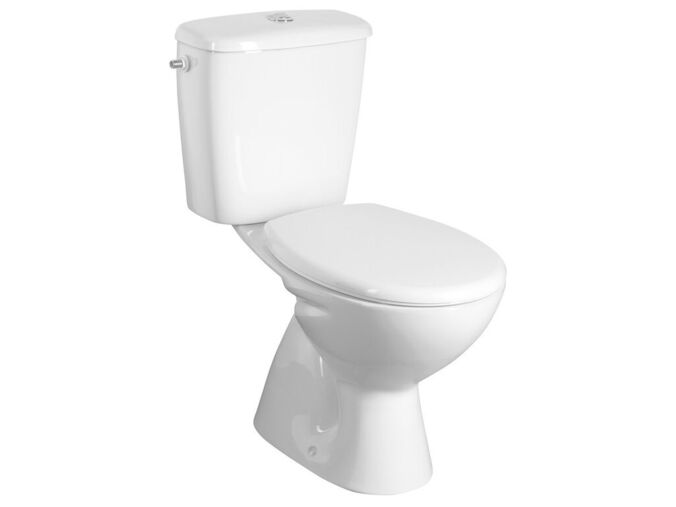 Aqualine MIGUEL WC kombi, dvojtlačítko 3/6l, spodní odpad, bílá