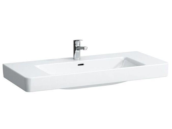 Laufen Pro S nástěnné umyvadlo 105x46,5 cm, s otvorem pro baterii, LCC, bílá