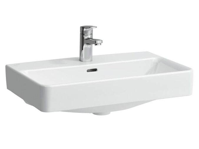 Laufen Pro S nástěnné umyvadlo 60x38 cm, s otvorem pro baterii, broušená spodní část, LCC, bílá