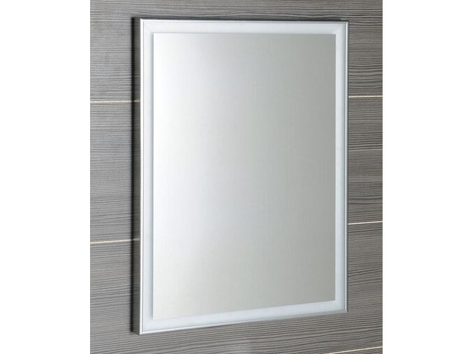 Sapho LUMINAR zrcadlo s LED osvětlením v rámu 60x80cm, chrom