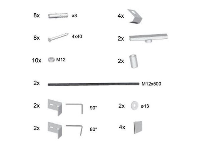 Ravak 10° Panelkit k vanám 10°