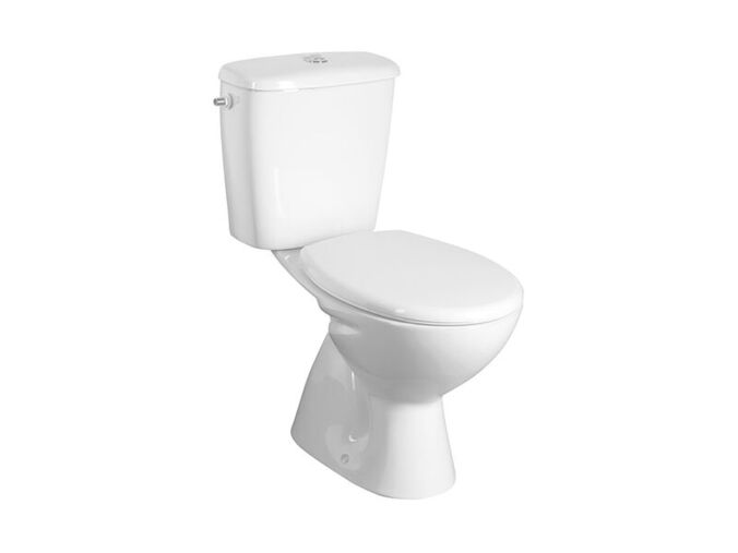 Aqualine MIGUEL WC kombi, dvojtlačítko 3/6l, spodní odpad, bílá